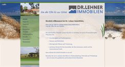 Desktop Screenshot of dr-lehner-immobilien.de